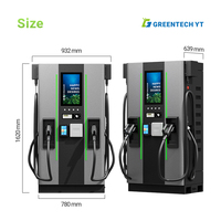 Nuova Stazione di Ricarica Rapida DC per Veicoli Elettrici da 60kW a 240kW, Commerciale ad Alta Potenza con Pagamento RFID/QR e Protocollo OCPP