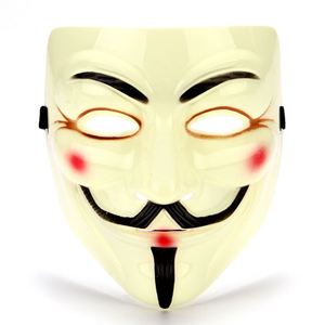 Costumes de scène, accessoires de cosplay, masque V pour Vendetta, accessoires de film d'Halloween, décoration de fête - Product Image 3
