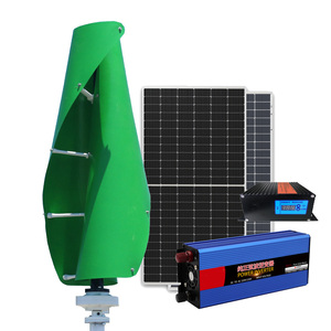 Sistema Híbrido de Energía Gratuita de Fácil Instalación, Generador Eólico Vertical de 800W, 1kw, 2kw, 3kw, 5kw, 48v para Techo, en Venta - Product Image 3