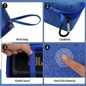 Estuche de Viaje Portátil Personalizado para Altavoz Bluetooth <span class=keywords><strong>JBL</strong></span> Bandbox Solo, Caja Protectora Rígida de EVA - Product Image 3