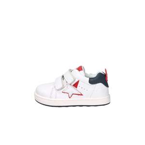 Sneakers per Bambini Balducci Bianche e Rosse CITA6753 con Chiusura in Velcro e Suola Spessa - Product Image 1