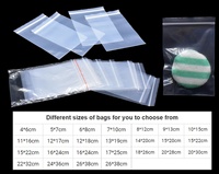 Sac Transparent à fermeture éclair scellé sur huit côtés avec sac à fond plat pour emballage alimentaire de farine de riz