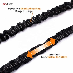 <span class=keywords><strong>Collar</strong></span> de perro de nailon reflectante de alta resistencia con correa elástica, patrón sólido, antitracción, antideslizante, absorción de golpes para perros grandes y medianos - Product Image 3