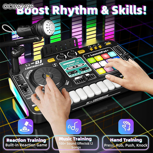 B/O Multifunction Musical Dj Controller Kids Dj Mixer Toy <strong>s</strong> for Boys Girls with <strong>Microphone</strong> - Product Image 4