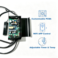 Repuestos para Calentadores Domésticos, Placa Controladora PCBA para Calentador Eléctrico, Placa de Circuito Eléctrico para Estufa de Leña Eléctrica, Repuestos para Calentadores Domésticos