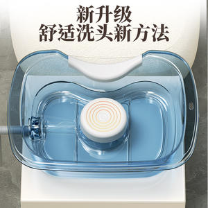 PVC Plastic Inflatable <b>Hair</b> <b>Wash</b> <b>Basin</b> <b>Portable</b> Inflatable <b>Hair</b> Shampoo <b>Wash</b> <b>Basin</b> For Bed Ridden People - Product Image 2