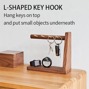 Ins — plateaux de luxe pour décoration de maison en bois, organiseur multifonctionnel pour porte-clé d'entrée, plateau de rangement - Product Image 2