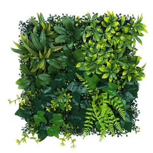 Artificial Tropical Green <b>Wall</b> Panel Faux Living <b>Wall</b> Decor for Indoor Outdoor Modern Garden Home Wedding - Product Image 2