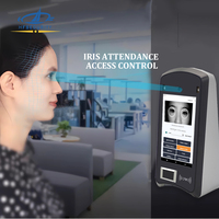 HFSecurity X05 - Escáner Biométrico de Huellas Dactilares y Reconocimiento Facial, Control de Asistencia, Batería Integrada con POE