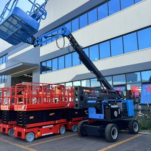 चेरी पिकर पोर्टेबल लिफ्टर टेलीस्कोपिंग चेरी पिकर हवाई तौलिया छोटे बूम मैन लिफ्ट के पीछे छोटे बूम मैन लिफ्ट के पीछे - Product Image 3