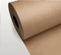 Prix de gros de la Chine papier kraft brun/papier artisanal pour l'emballage et l'emballage de cadeaux
