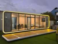 Installation facile, combinaison modulaire, maison conteneur Apple robuste et sécurisée avec une capacité de charge extrêmement élevée