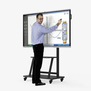 55 65 75 OPS polegada I3 I5 I7 Skd Display Inteligente Interativo Painel Plano Wind0ws para Suporte Móvel LCD Smart Board