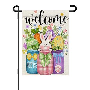 Custom Logo 12x18 Inches Double-Sided <b>Garden</b> <b>Flag</b> for Happy Easter Decor Single-Sided <b>Garden</b> Ornament - Product Image 4