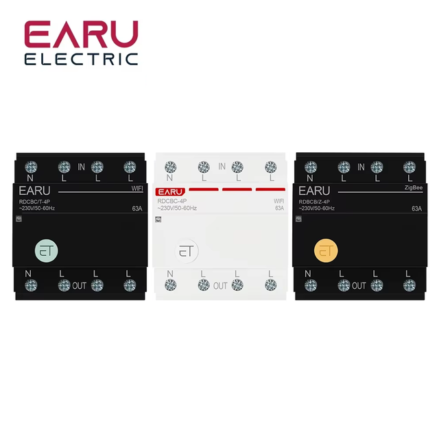 Tuya EWeLink WiFi ZigBee Smart Circuit Breaker MCB Time Relay Switch Voice Remote Control for Alexa Google Home Assistant WiFiCB