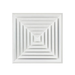 HVAC Nhôm BEVEL Cạnh Trần Quảng Trường 4 WAY <span class=keywords><strong>DIFFUSER</strong></span> <span class=keywords><strong>AIR</strong></span> VENT Đăng Ký Với Cổ ADAPTOR - Product Image 1