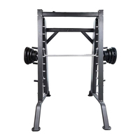 Machine Smith multifonctionnelle unisexe en acier, pile de poids 180 kg, pour usage commercial et domestique, personnalisable pour la musculation et les squats