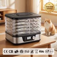 Déshydrateur alimentaire électrique numérique à 5 niveaux personnalisable OEM/ODM avec plateaux empilables pour sécher la viande, les légumes et les collations maison