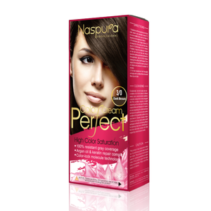 Naspura Crema Colorante Permanente per Capelli 8.31 <span class=keywords><strong>Biondo</strong></span> Nocciola <span class=keywords><strong>Chiaro</strong></span>, Basso Contenuto di Ammoniaca, Ingredienti Naturali, Colorazione Professionale per Adulti - Product Image 2