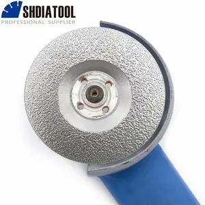 SHDIATOOL 4''/4.5''/5'' Vacuum Brazed Diamond Grinding Cup Wheel For All Stone And Construction Material