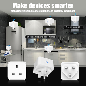 LangYeao WiFi enchufe inteligente versión del Reino Unido 16A/20A Google <span class=keywords><strong>Alexa</strong></span> Compatible con Control de voz enchufe de pared Función de medidor de potencia - Product Image 6