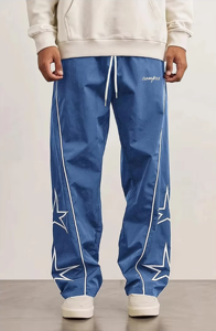 Pantaloni Cargo da Lavoro per Uomo, Pantaloni Elasticizzati, Pantaloni Sportivi Traspiranti in Rete per Esterni, Modello Dritto Primaverile - Product Image 3