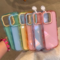Coque antichoc Jelly Candy pour iPhone 17 Air 16 15 14 Plus 13 12 11 Pro Max – Housse esthétique souple antichoc couleur contrastée