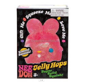 Nouveau NeeDoh Jelly Hops Lapin Squishy Parfumé Pailleté Solide à Presser, Lapin de Pâques, Balle Anti-stress, Boîte Mystère, Cadeau Sensoriel - Product Image 4