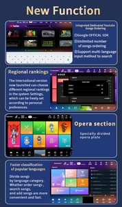 5in1 500g 15.6 Inch Touch <strong>Screen</strong> 96T Latest <strong>Karaoke</strong> System <strong>Machine</strong> With Mics Party KTV Player <strong>Karaoke</strong> <strong>Machine</strong> - Product Image 3