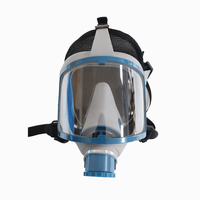 Masque à gaz tactique de survie pour pompier avec valve d'expiration, résistant aux radiations, aux vapeurs chimiques et aux radiations nucléaires