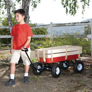 <span class=keywords><strong>Bigfoot</strong></span> panneau wagon bois enfants tirer chariot - Product Image 2