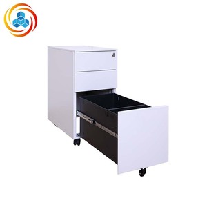 Gabinetes Móviles Modernos de Acero con Apertura Lateral y 3 Cajones, Personalizables, para Uso en Hoteles y Familias, Muebles Comerciales Duraderos - Product Image 5