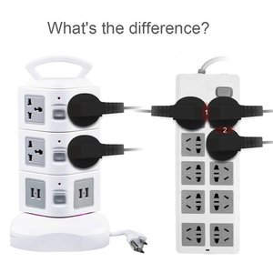 Manufacturer Price 11+2 USB Ports Power Strip 11 Way+2 USB Outlet <strong>Plug</strong> <strong>Extender</strong> with 2 USB Ports Electrical Outlet - Product Image 6