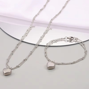 Demandez le catalogue <span class=keywords><strong>U</strong></span> : Ensemble <span class=keywords><strong>de</strong></span> bijoux <span class=keywords><strong>de</strong></span> mode <span class=keywords><strong>N</strong></span> Colliers Bracelets Chaînes <span class=keywords><strong>O</strong></span> <span class=keywords><strong>De</strong></span> <span class=keywords><strong>50</strong></span>, Accessoires Clé et Serrure en acier 316L, Prix <span class=keywords><strong>de</strong></span> gros - Product Image 5