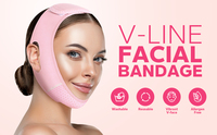 Réducteur pour Double menton, ceinture de levage du visage pour femmes, sangle amincissante en forme de V pour la beauté et la peau affaissée