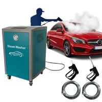 Nettoyeur Vapeur Électrique Certifié CE pour Voiture à Usage Professionnel 8 Bars – Élimine les Mauvaises Odeurs et Nettoie l'Intérieur et l'Extérieur de la Voiture