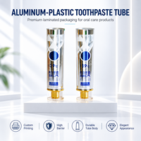 Tube de dentifrice en plastique monocouche, structure simple, emballage cosmétique économique