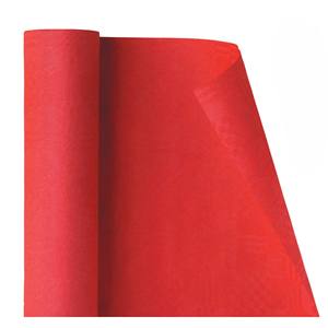 Nappe en papier rouge en rouleau 1,2x7m - Product Image 1