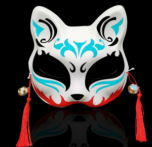 หน้ากากอนิเมะรูปแมวครึ่งหน้า,หน้ากากแฟนซีญี่ปุ่นหน้ากากงานปาร์ตี้งานปาร์ตี้งานปาร์ตี้ - Product Image 3