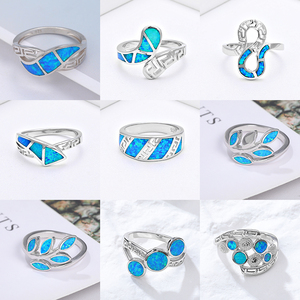 XYOP 925 Sterling <strong>Silver</strong> Jewelry Luxurious Greece Designs <strong>Opal</strong> <strong>Rings</strong> for Women Customized Wholesale Gifts - Product Image 6