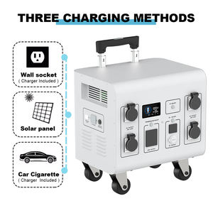 โรงงานจีนผลิตเครื่องกำเนิดไฟฟ้าพกพา AC 3000W แบตเตอรี่ 2560Wh สำหรับตั้งแคมป์กลางแจ้ง - Product Image 4