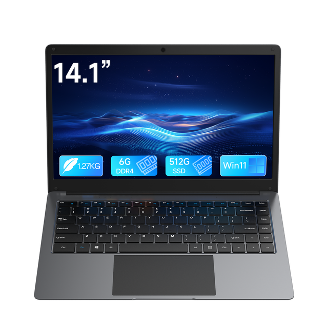 New 14.1-Inch TN Display 1366x768 Resolution Business Laptop Intel N3450 1.1GHz Quad-Core 6GB RAM 256GB SSD Windows 10/11