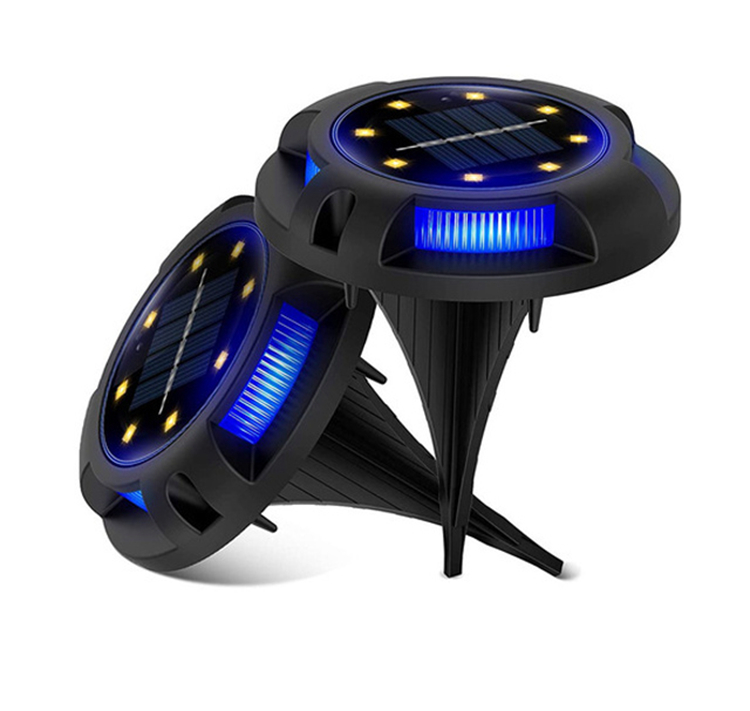 IP65 Водонепроницаемый Солнечный садовый тропинка двора дорожка патио диск пейзаж Солнечная Палуба свет