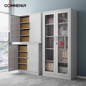 Elegant Modern Steel Iron File Cabinet For Hotel Office Moisture-Proof Lockable Storage For Guest Records In Workshop Warehouse - Product Image 1