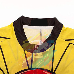 Maillot de cyclisme unisexe personnalisé pour l'été, équipe pro, réversible, extensible, écologique - Product Image 3