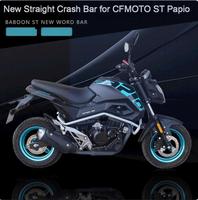 Compatible avec CFMOTO ST Papio CF125-3, barre de protection avant pour moto, pare-chocs anti-chute, barres droites, protection du moteur