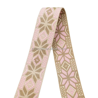 Ruban de sangle Jacquard haute ténacité 5cm de largeur garniture en Polyester brodé à prix d'usine pour accessoire de vêtement africain