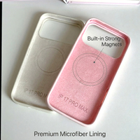 Coque de téléphone en silicone liquide magnétique mat de qualité supérieure, antichoc, vente en gros pour iPhone 17 16 13 14 Pro Max