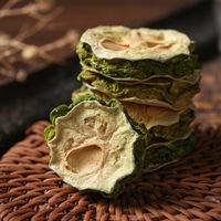 Tranches de melon amer déshydratées naturelles en gros, poudre de melon amer séché pour le thé, en stock