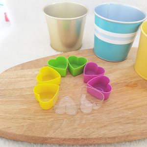 Wholesale Heart Shape Transparent <strong>Tealight</strong> Cups Plastic Candle <strong>Holders</strong> - Product Image 5